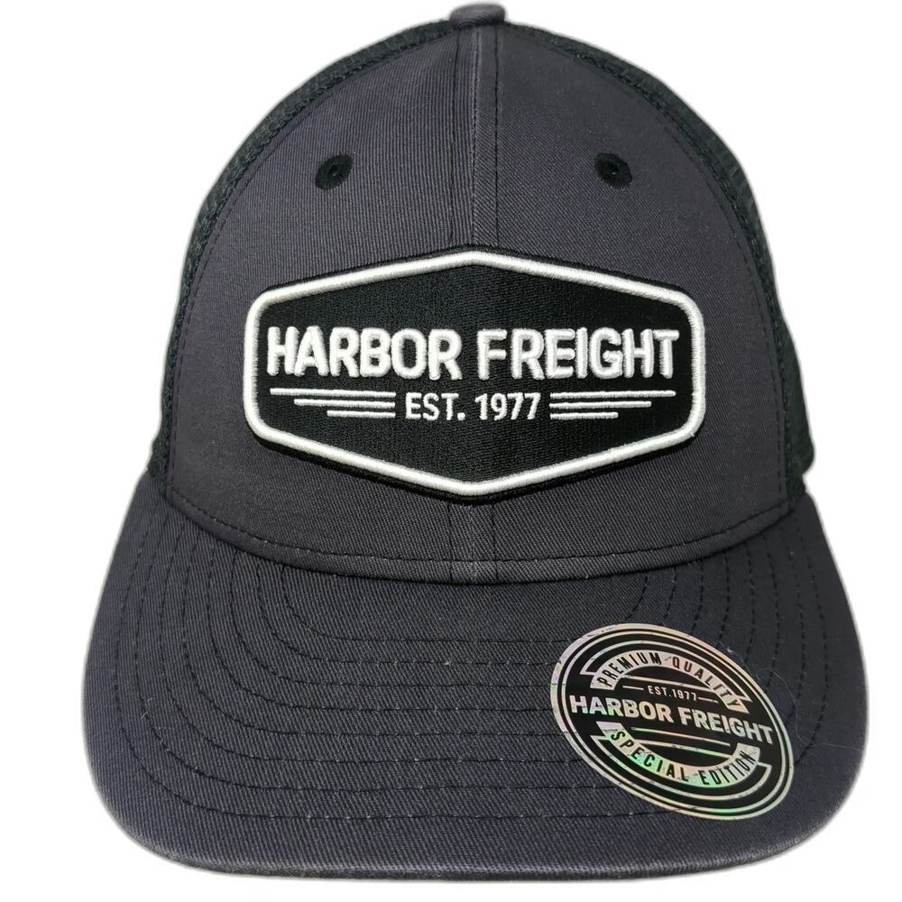Harbor Freight Tools Trucker Hat Gray One Size Special Edition Mesh Snapback